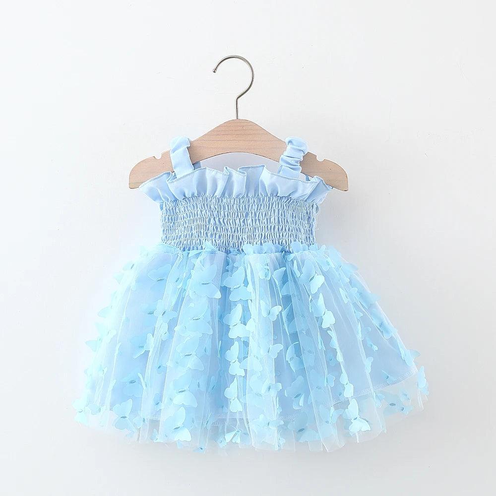 Vestido Infantil Asa de Borboleta