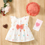 Vestido Infantil Algodãozinho + Chapéu