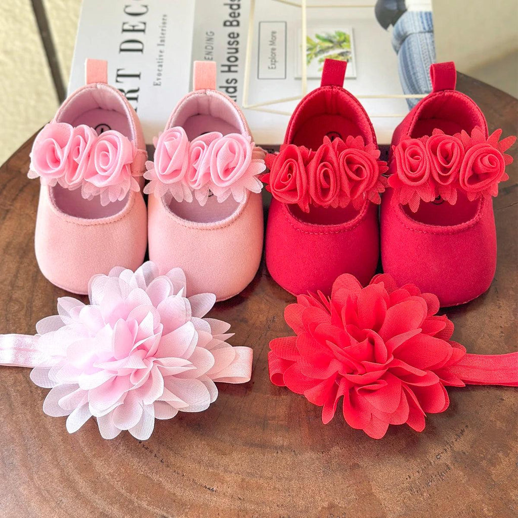 Sapato Floral + Tiara