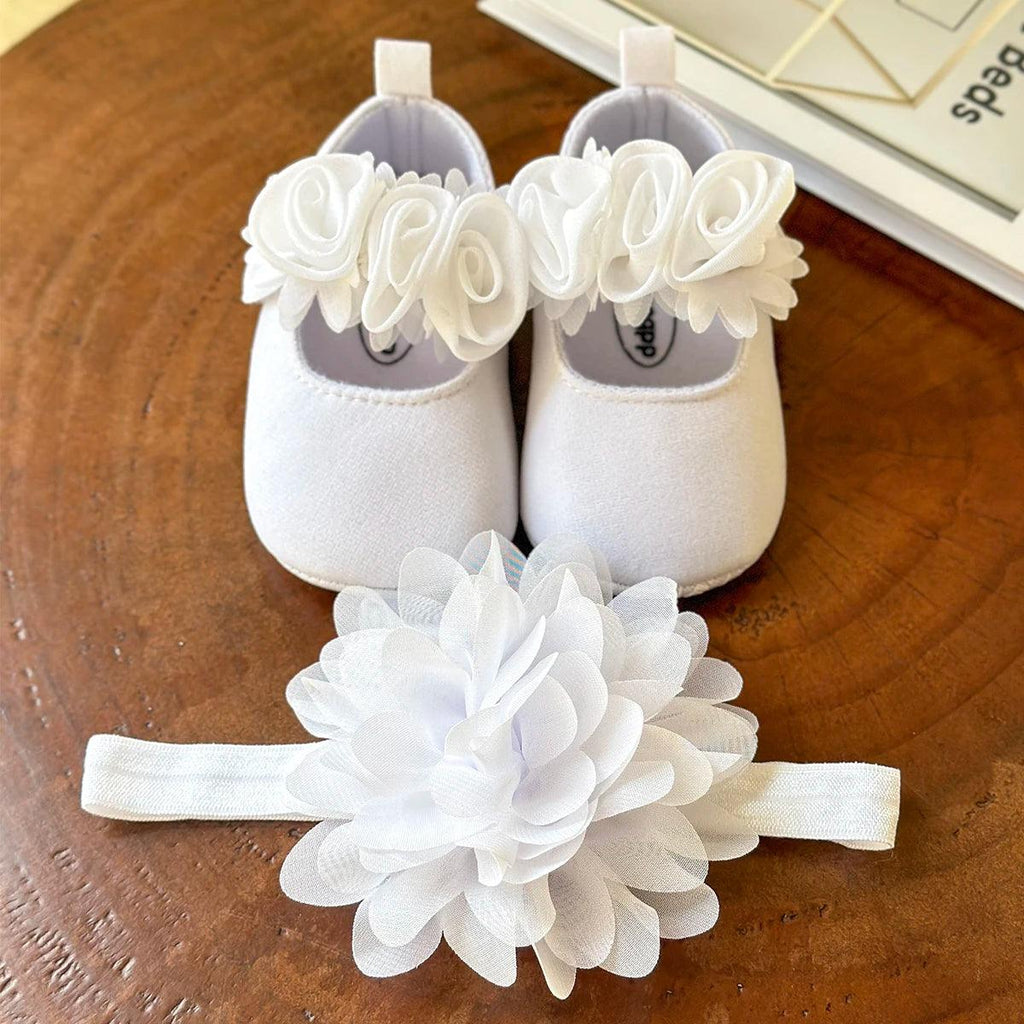 Sapato Floral + Tiara
