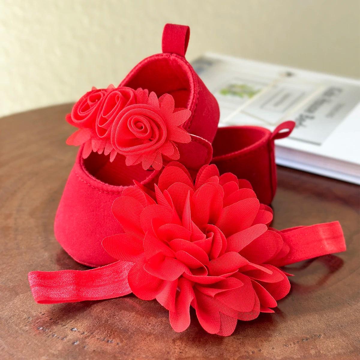 Sapato Floral + Tiara