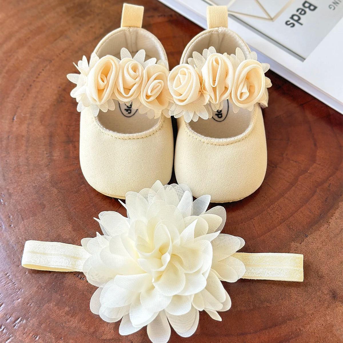 Sapato Floral + Tiara