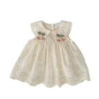 Vestido Infantil Delicado Cereja