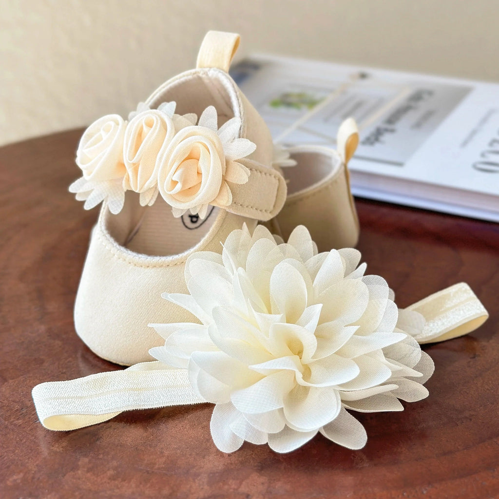 Sapato Floral + Tiara