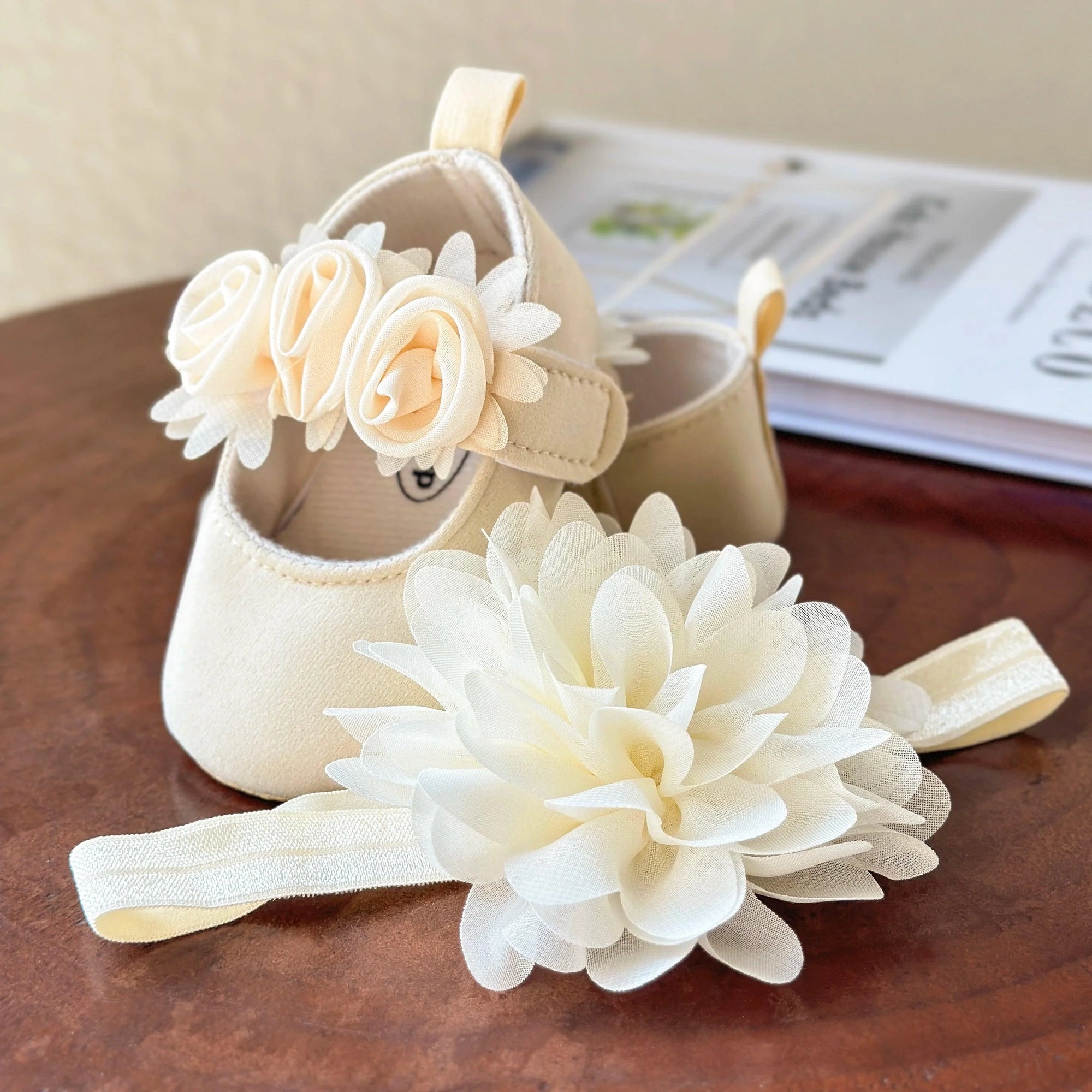Sapato Floral + Tiara