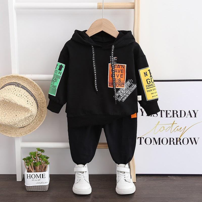 Conjunto Infantil Masculino com Capuz