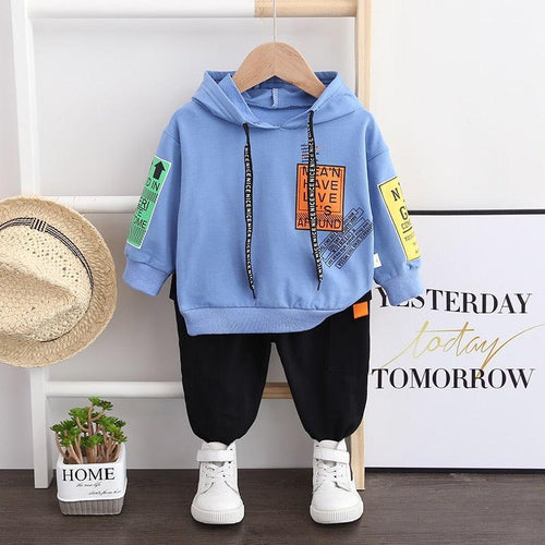 Conjunto Infantil Masculino com Capuz