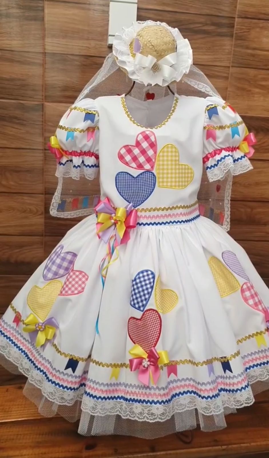 Vestido de Festa Junina - Noivinha