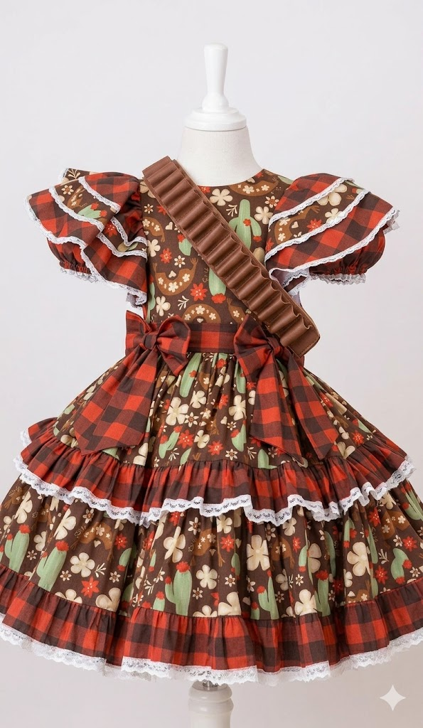 Vestido Festa Junina - Faroeste Encantado