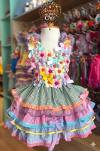 Vestido Festa Junina - Jardim de Retalhos Encantado