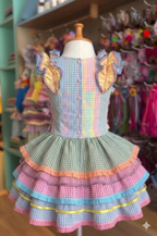 Vestido Festa Junina - Jardim de Retalhos Encantado
