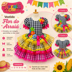 Vestido Infantil Encanto do Arraiá Chic