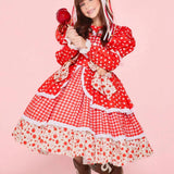 Vestido Junino Maçã do Amor Clássico - Luxo
