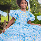 Vestido Junino Margaridas do Campo - Luxo