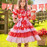 Vestido Junino Pipoquinha da Quermesse - Luxo