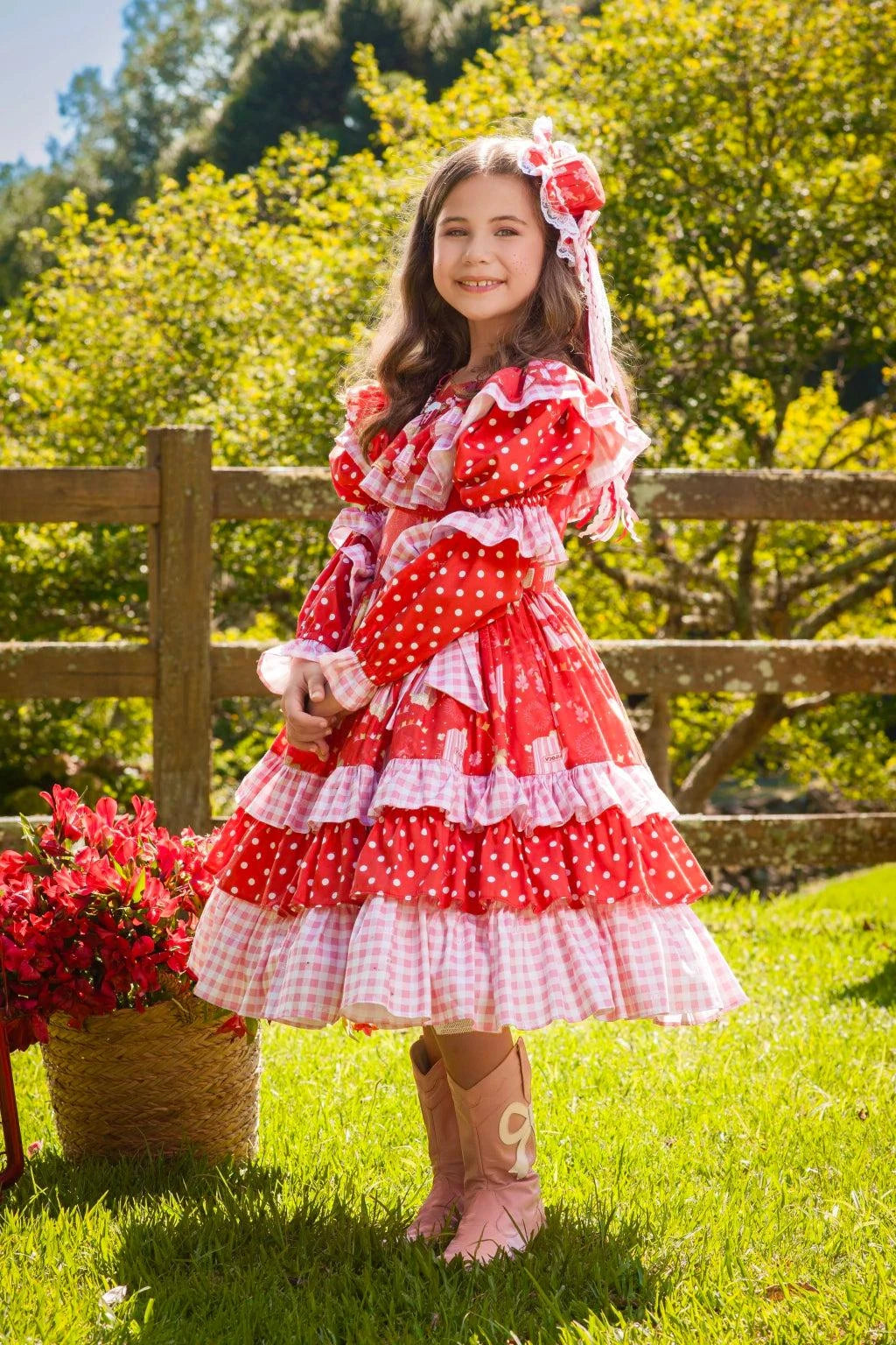 Vestido Junino Pipoquinha da Quermesse - Luxo
