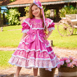 Vestido Junino Princesa do Arraiá - Luxo