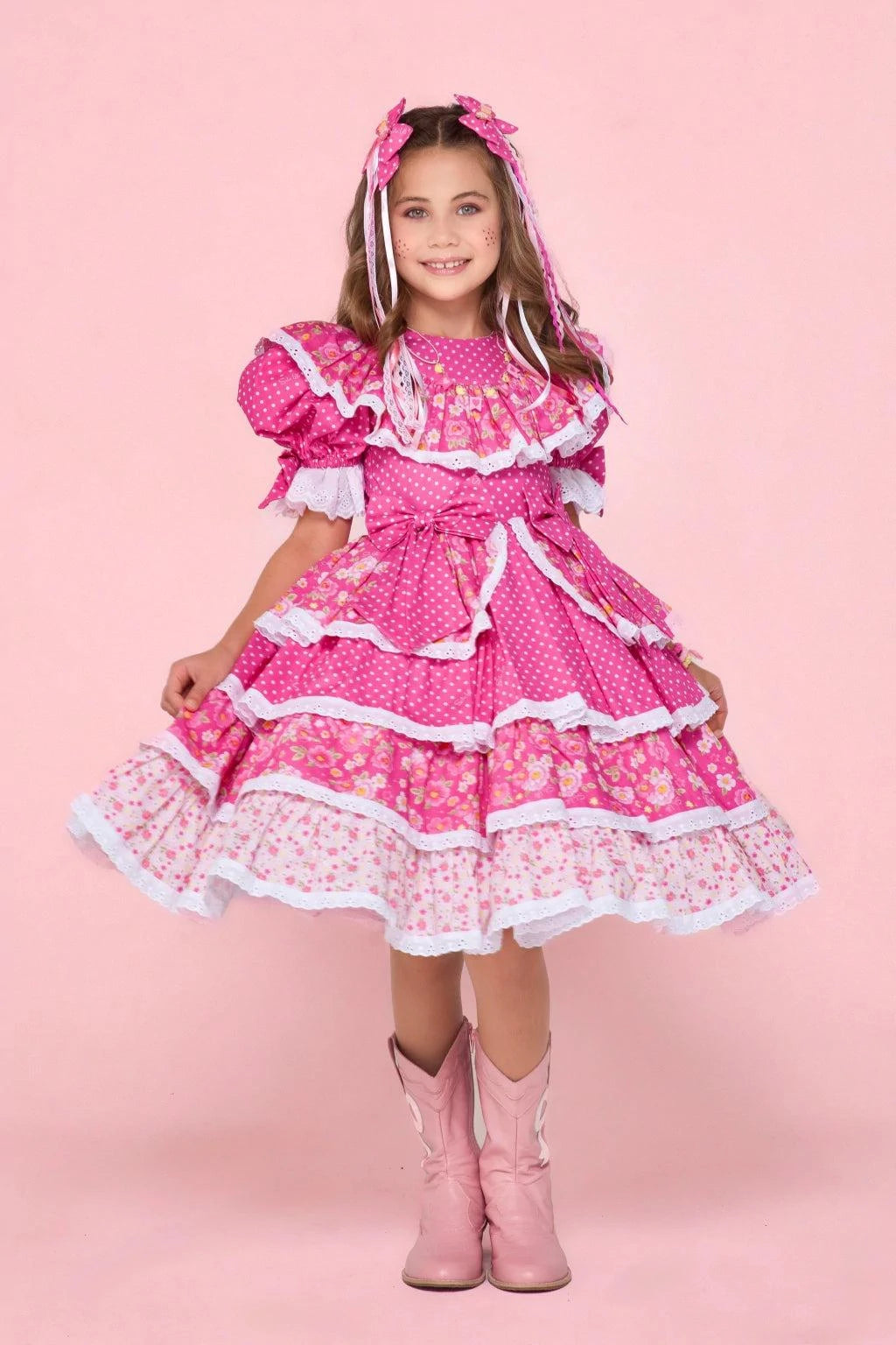 Vestido Junino Princesa do Arraiá - Luxo