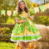 Vestido Junino Rainha do Milho (Brasil Copa do Mundo) - Luxo